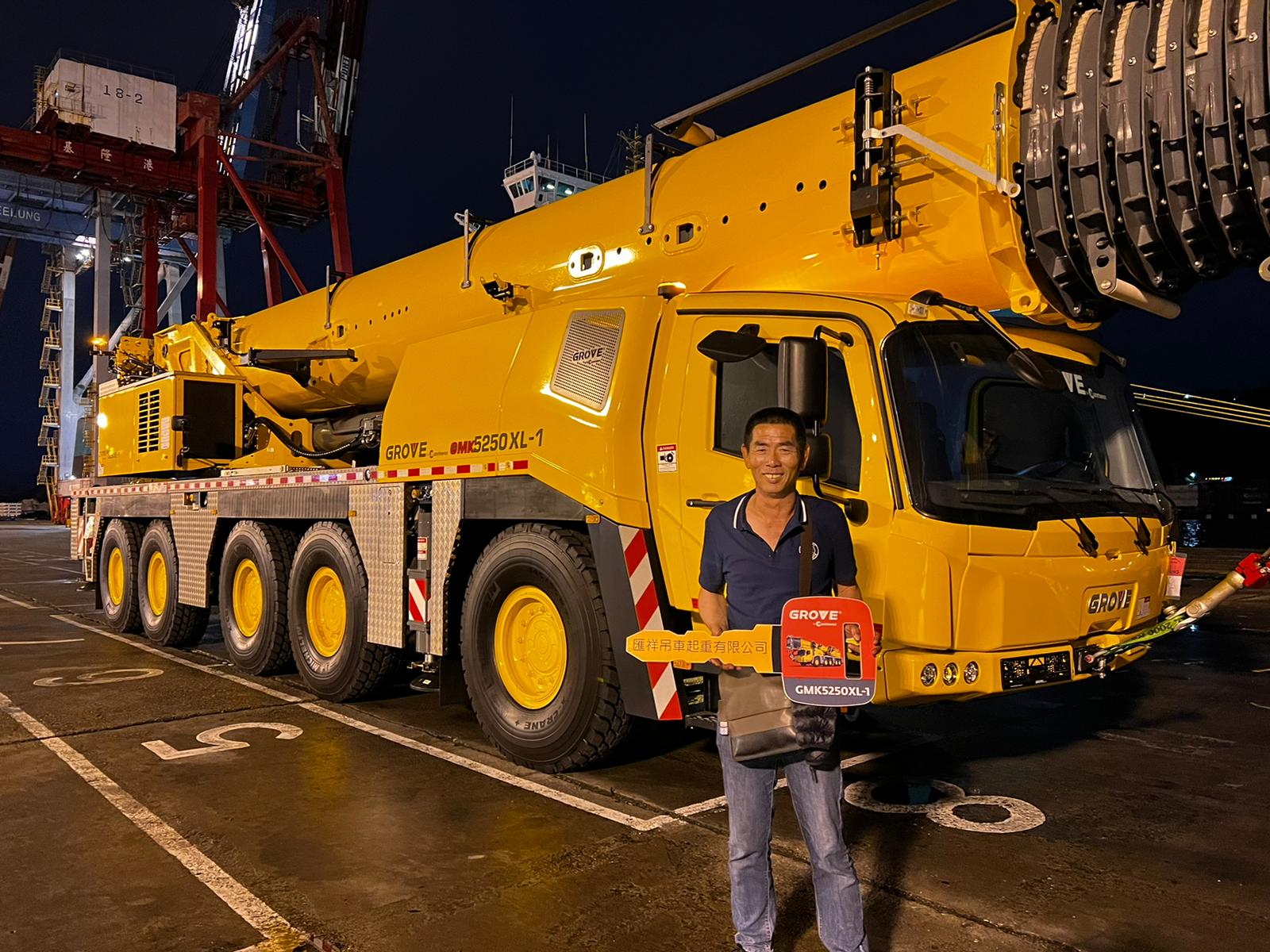 Huixiang Crane Lifting In Taiwan Welcomes Its First Grove Crane Manitowoc