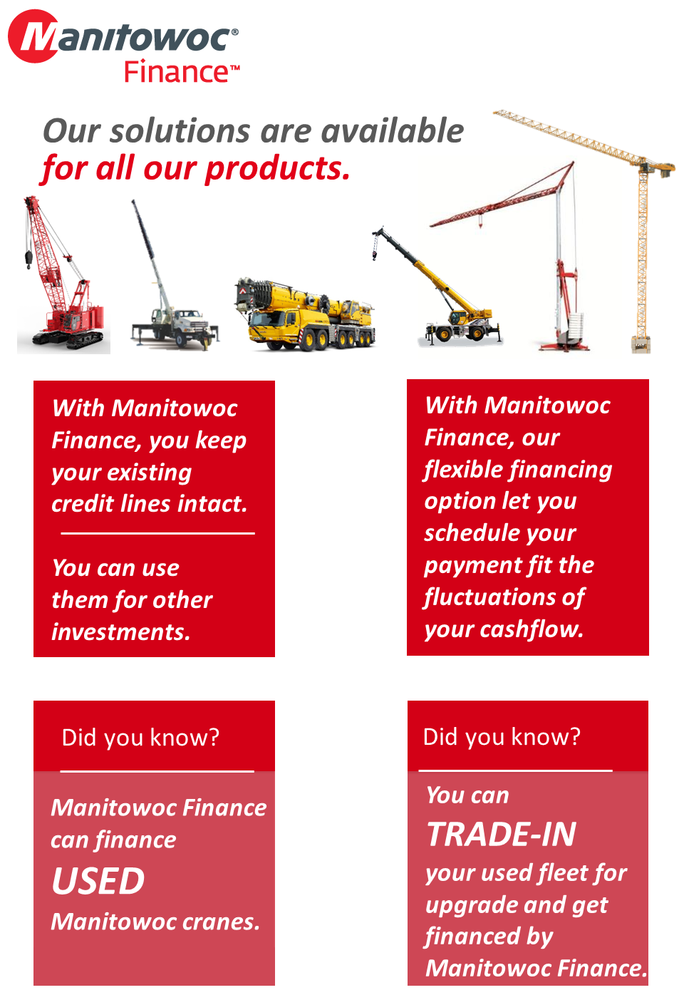 Manitowoc Finance Highlights