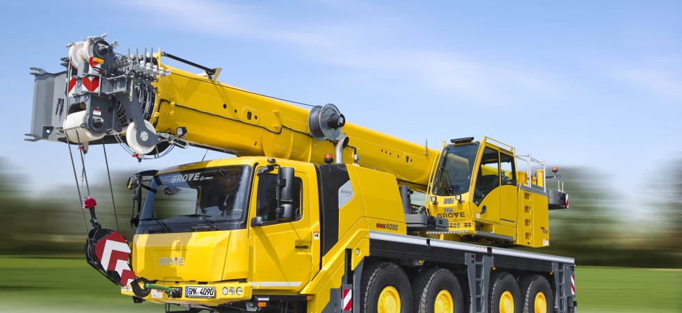 Grove's new GMK4090 all-terrain crane makes North American