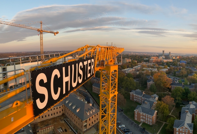 Schuster Concrete Construction commissions first Potain MDT 809 in the US (Picture 1) First-Potain-MDT-809-in-the-US-at-work-in-DC-1.jpg