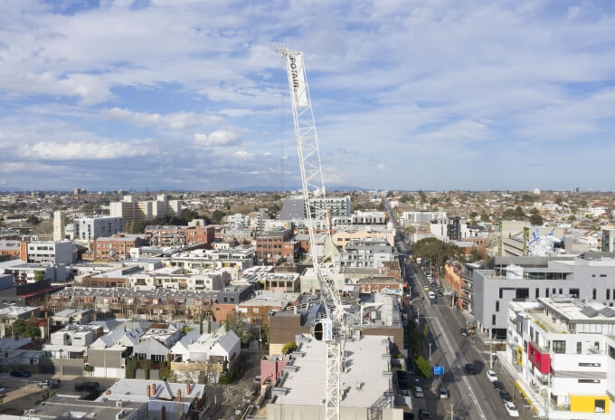 First Potain MCH 175A in Melbourne works amidst space constraints (Picture 2) First-Potain-MCH-175A-in-Melbourne-works-amidst-space-constraints-2.jpg