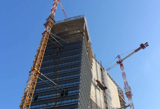 Potain MD 365 and MD 208 construct Italy’s first zero-energy skyscraper, the GIOIA 22 “Shard of Glass” (Picture 1) Potain-MD-365-and-MD-208-construct-Italys-first-zero-energy-skyscraper-the-GIOIA-22-Shard-of-Glass-01.jpg