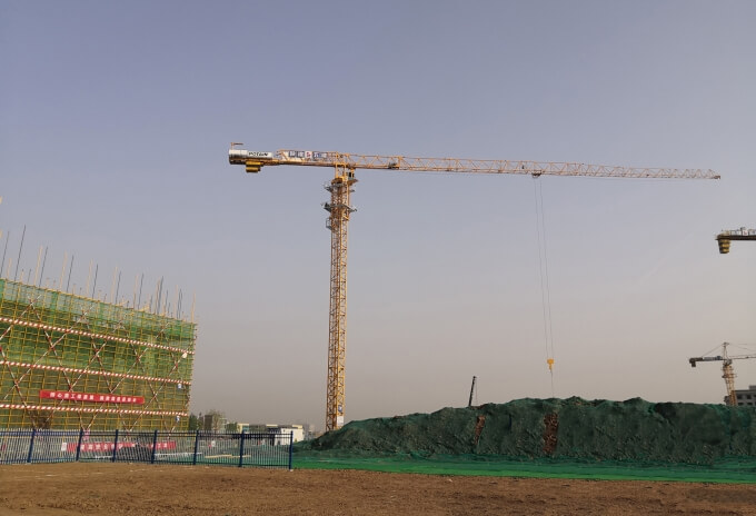 Larger topless cranes, such as this Potain MCT 328, are helping meet demand for more prefabricated building developments in China. Manitowoc-set-to-substantially-increase-Potain-tower-crane-sales-in-China-02.jpg