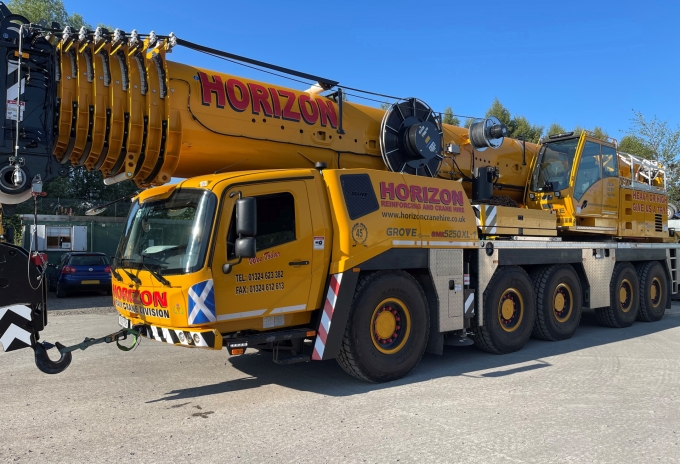 Horizon Reinforcing & Crane Hire’s new Grove GMK5250XL-1 all-terrain crane. MTW-News--Scotlands-first-Grove-GMK5250XL-1-goes-to-Horizon-Reinforcing-Crane-Hire1.jpg