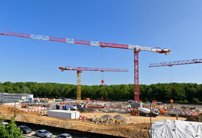 High-capacity Potain tower cranes selected for French data center construction (image 2)