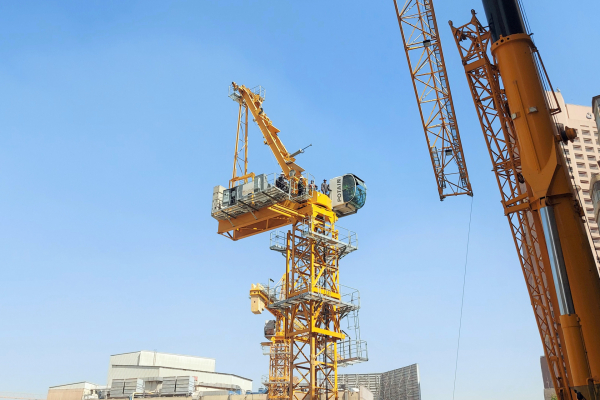IDP-erects-Egypts-first-Potain-MCR-295-cranes-for-prestigious-Maspero-Triangle-project-2.jpg