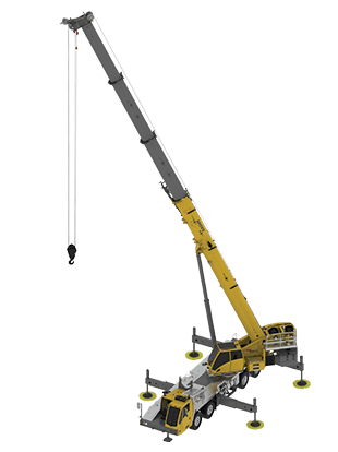 TMS800-2 crane silhouette transparent image