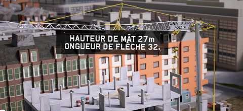 Hup 32-27 Potain - L’ultra polyvalence, c’est tout bénéfices